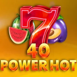 40 Power Hot online game logo by Amusnet Interactive on flaksicasinos.com