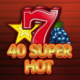 40 Super Hot slot logo by Amusnet Interactive at Flaksi Casino