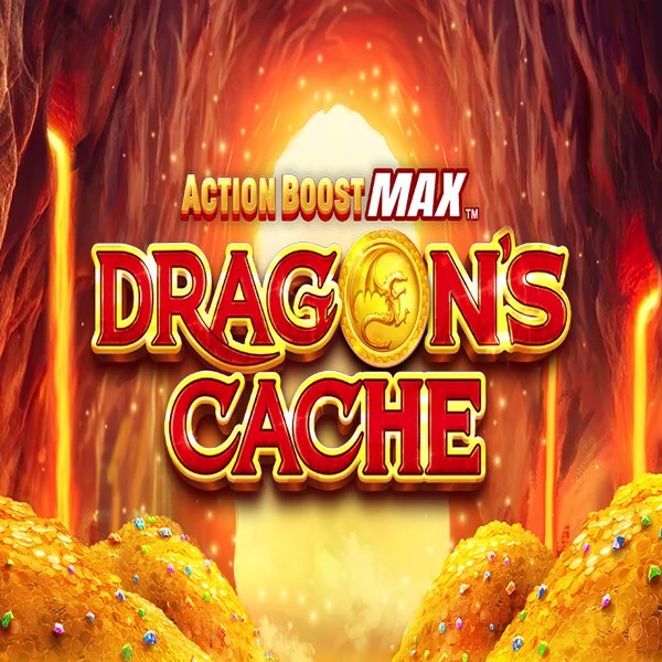 Enjoy Action Boost Max Dragon's Cache by SpinPlay Games – logo hosted on flaksicasinos.com