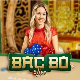 Official Live Casino logo: Bac Bo by Evolution at Flaksi Casino