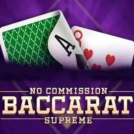 Baccarat Supreme game by OneTouch Games – logo hosted on Flaksi Casino