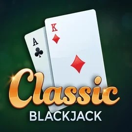 Classic Blackjack logo by Red Tiger Gaming at Flaksi Casino
