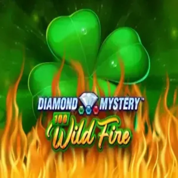Diamond Mystery 100 Wild Fire slot icon by Greentube, available at Flaksi Casino