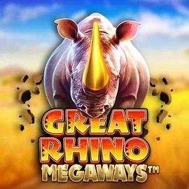 Official Slots logo: Great Rhino Megaways by Pragmatic Play at Flaksi Casino