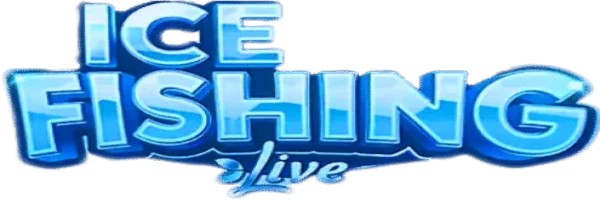 Official Live Casino logo: Ice Fishing Live by Evolution at Flaksi Casino