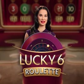 Lucky 6 Roulette slot logo by Pragmatic Play at Flaksi Casino