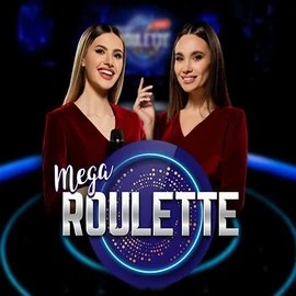 Mega Roulette logo – Live Casino by Pragmatic Play at Flaksi Casino