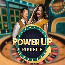 Live Casino logo of PowerUP Roulette from Pragmatic Play at Flaksi Casino