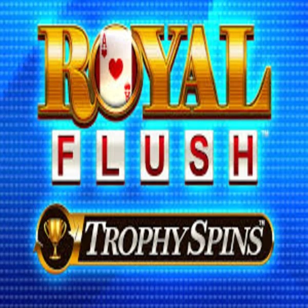 Royal Flush Trophy Spins slot visual from Greentube available on flaksicasinos.com