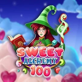 Sweet Alchemy 100 slot logo by Play'n GO at Flaksi Casino