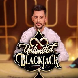 Unlimited Blackjack game by Ezugi – logo hosted on Flaksi Casino